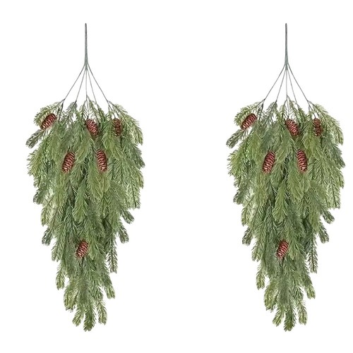 2pcs artificial pine branches - 2pcs,