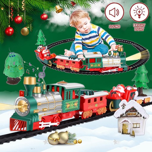 Christmas train set - train, around
