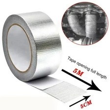 Silver Exhaust Heat Wrap