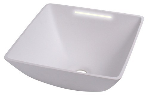 Delux sink plastic square - square, with