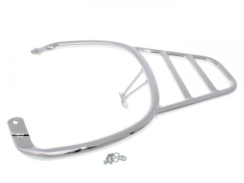 Rear luggage rack chrome - luggage, for