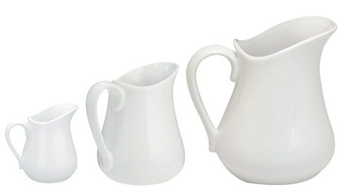 Porcelain white milk cream - porcelain,