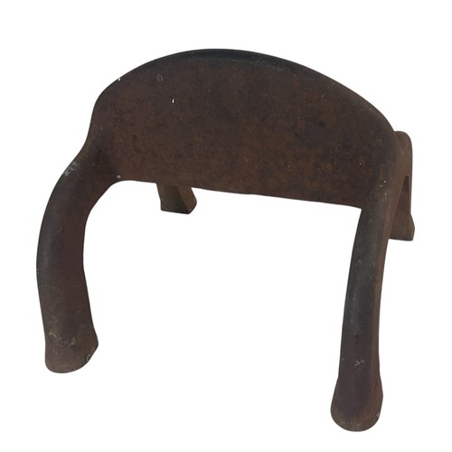 Antique cast iron boot scraper - boot,