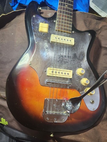 Teisco bizarre electric guitar - bizarre,