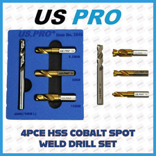 US PRO 4PC HSS Cobalt Spot