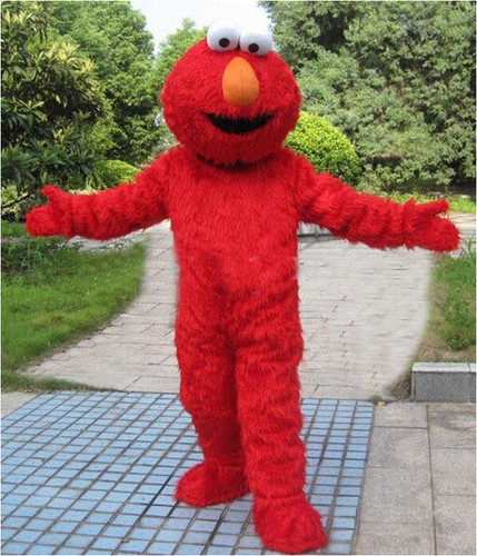Red sesame street elmo - red,