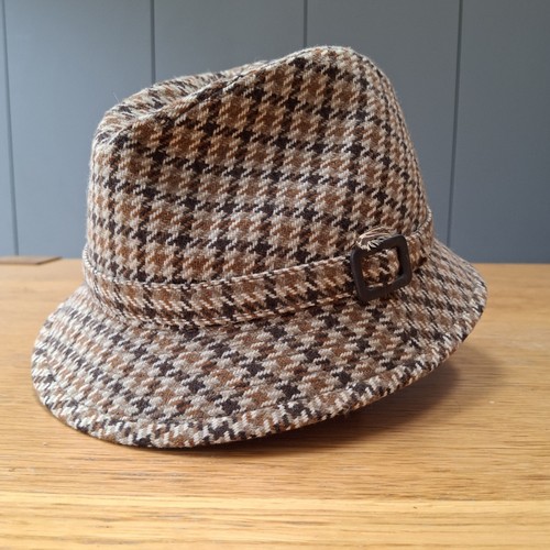 Vintage trilby hat medium - vintage,