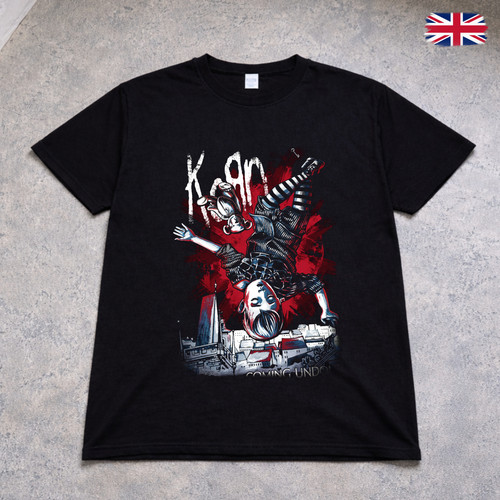 Korn shirt coming undone - t,