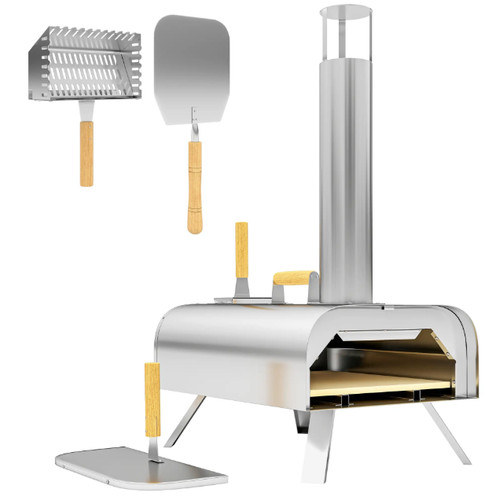 Portable wood pellet pizza - portable,
