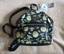 Loungefly Star Wars Baby Yoda All Over Print Womens Mini Backpack