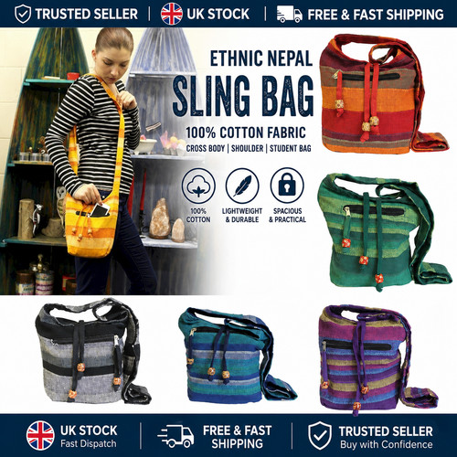 Ethnic nepal sling - ethnic, hippy
