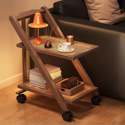 Rolling utility cart coffee - rolling,