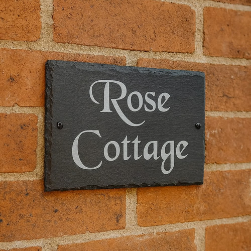 Slate house signs - slate,