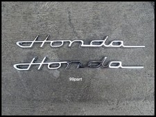 Emblem Frame Honda CF50 CF70 ST50 ST70 CT70 DAX CHALY  // CHROME  2PCS