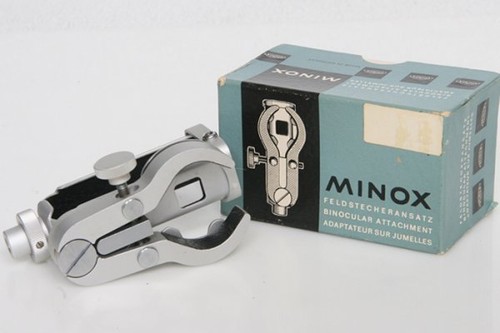 Minox binocular attachment - binocular, in