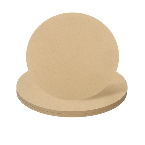 4pcs unfinished wood circles - unfinished,