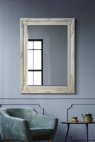Large mirror antique shabby - large,