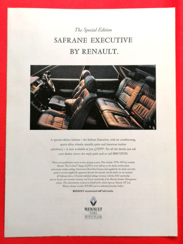 1994 renault safrane - 1994, executive