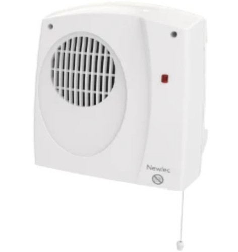 Fan heater bathroom wall - fan,