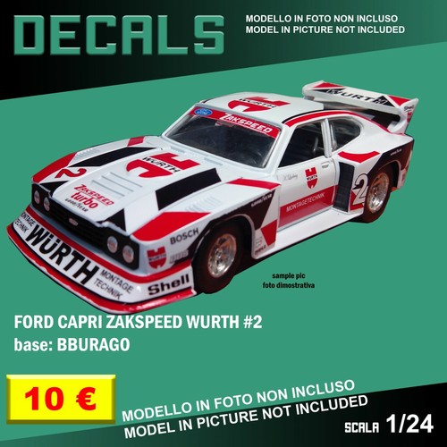 Decals repro ford capri - ford, turbo