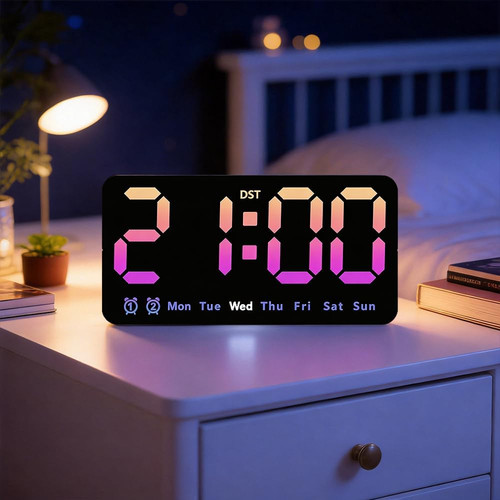 Large digital wall clock - large, clock,