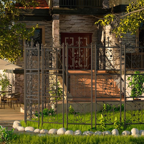 Large tall metal garden - tall,