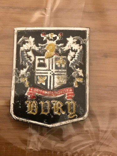 Bury unused esso club badge - esso,