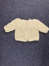 Hand Knitted Matinee Coat For
