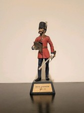 Vintage British Military Soldier Officer Royal Engineer Figure Display 1857 - 71