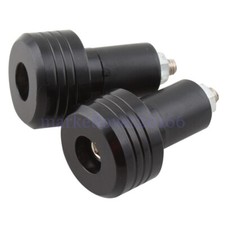 Universal Motorcycle Handle Grip 7/8" Anti Vibration Handle Bar Ends Plug Cap