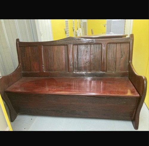 C1900s heavy chunky settle - v,