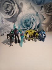 Rare Ben 10 Clear/ Crystal  Action Figure  X4 Plus Bike