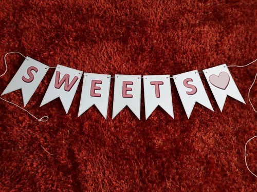 Sweets bunting banner sweet - bunting,