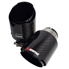 2 X BLACK CARBON FIBRE