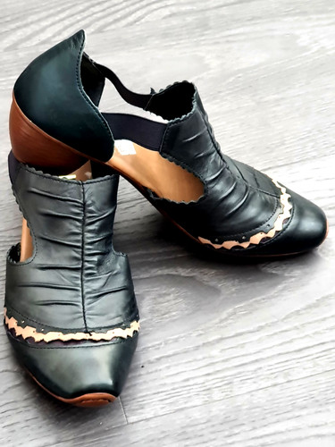 Brand new rieker black leather - rieker,