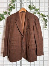 Mens Vintage Brown Check