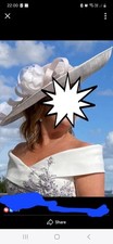 SNOXELL & GWYTHER WEDDING HAT ASCOT HATINATORS HATS MOTHER OF THE BRIDE HAT2