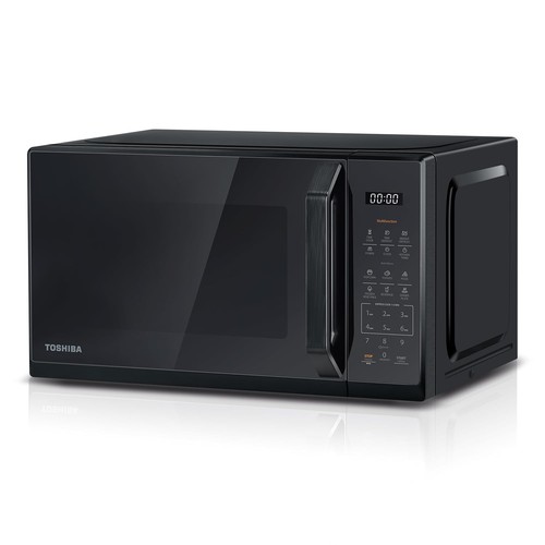 Toshiba black mirror microwave - black,