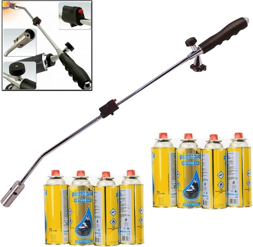 Gas burner blaster - gas, wand