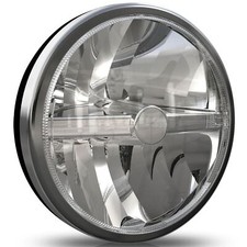 Cibie Super Oscar LED Lamp - Wide Beam Version, Black / Chrome, With Side Light