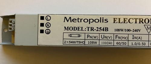 Metropolis 254b electronic - tr-254b,