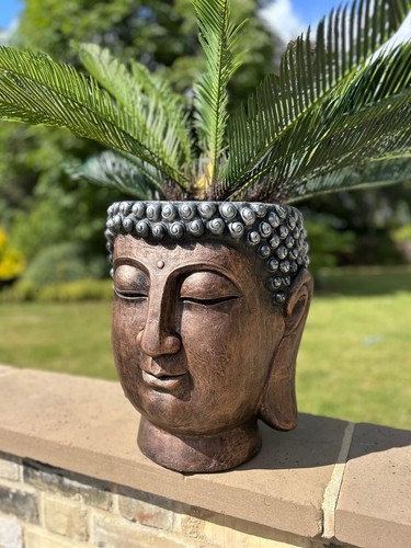 Buddha head garden copper - copper, &