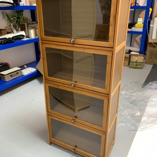 Tier wood bookcase - wood, cupboard