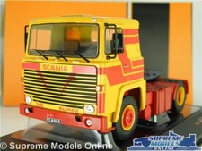 SCANIA LBT 141 MODEL LORRY TRUCK CAB TRACTOR UNIT YELLOW 1992 1:43 IXO TR075 K8