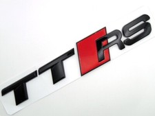Audi TTRS Mk2 MK3 Gloss Black Badge big Emblem Tailgate Boot Lid