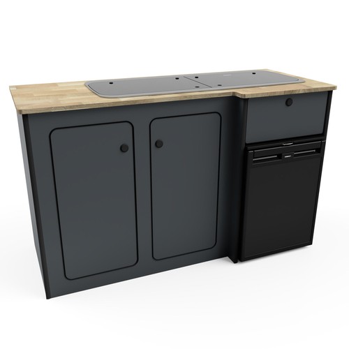 Campervan kitchen pod - kitchen,