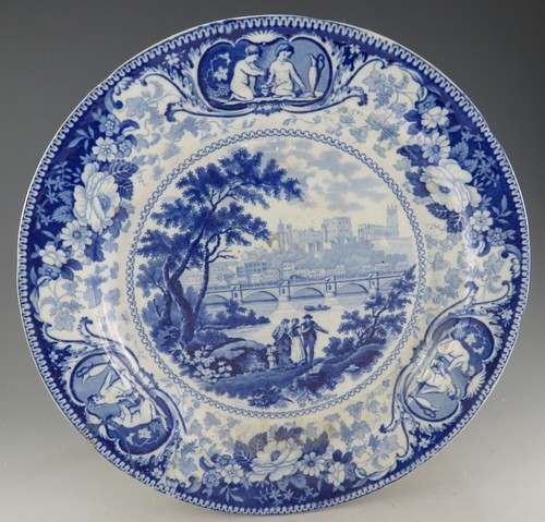 Antique pottery pearlware - pearlware, blue