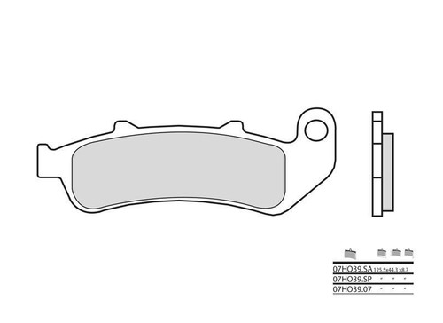 For honda cbr - f, front