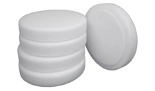 Fast Mover FMT6086 Hard White Compounding Pad with Hook & Loop 150 X 30mm x5