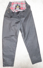 Belstaff Motorcycle Over Trousers. Coated Nylon & padded cotton lining 30" waist